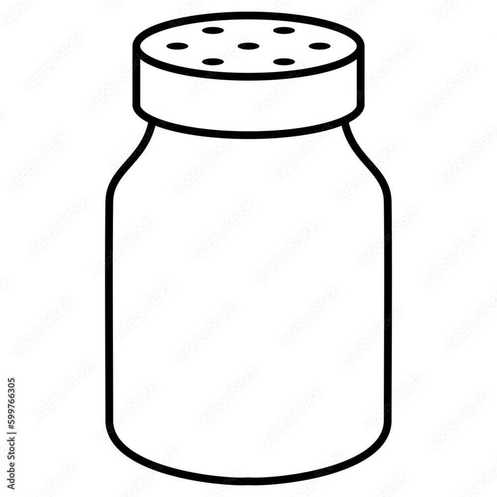 salt and pepper bottle jar