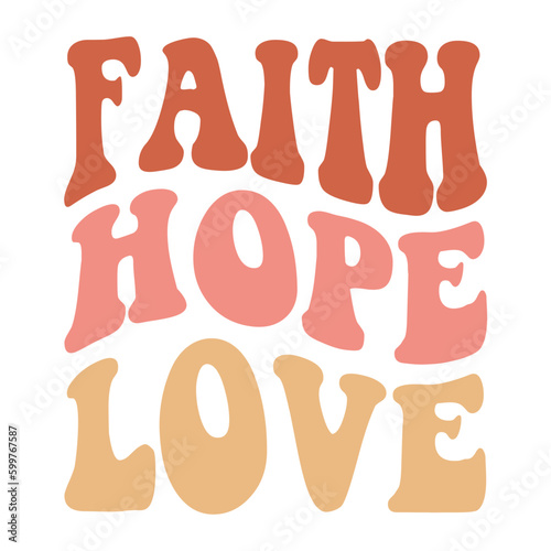  Christian retro isolated typography design