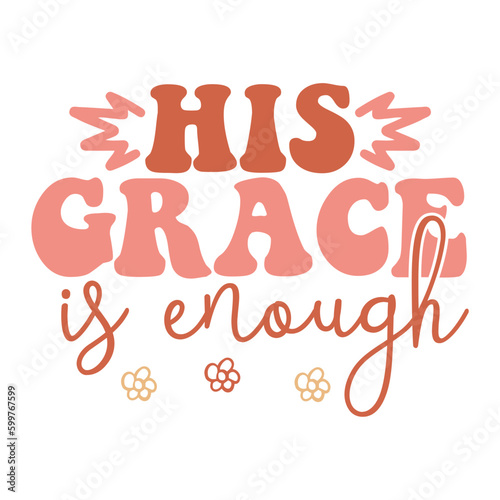  Christian retro isolated typography design