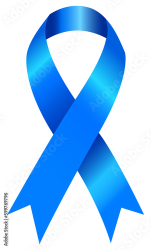 Blue Awareness Ribbon: Raising Awareness and Support for Various Causes Including Child Abuse, bullying, malaria, sex trafficking, rheumatism, and water safety.