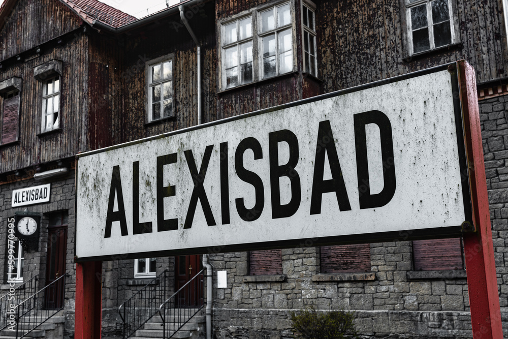 Obraz premium Alexisbad Bahnhof