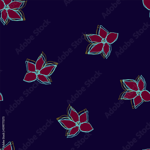 pattern of little flower