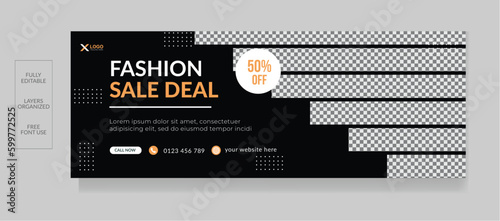 Fashion sale cover design element for sale banners posters template