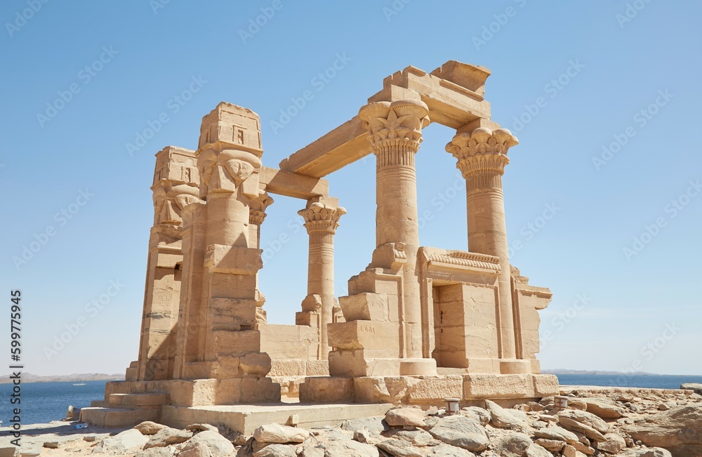 The Island Temple of New Kalabsha Outside of Aswan, Egypt