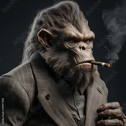 smoking man smoking cigarette