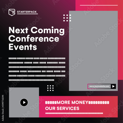 Coming Conference Event Promotion Starter Pack | Feed, Story, Flyer Series