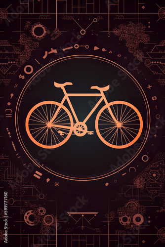 Illustration of Concept World bicycle day - Generative AI