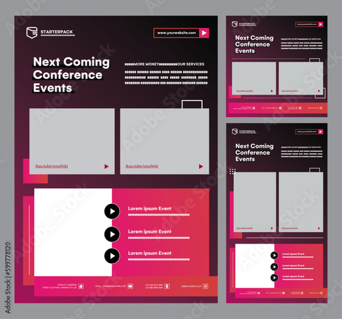 Coming Conference Event Promotion Starter Pack | Feed, Story, Flyer Series
