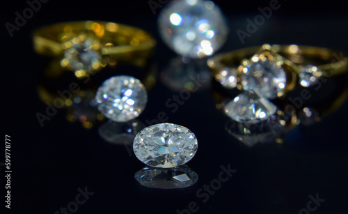 Diamonds are valuable, expensive and rare. For making jewelry.