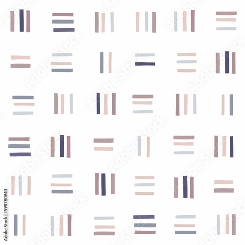 Seamless abstract patten with color strokes