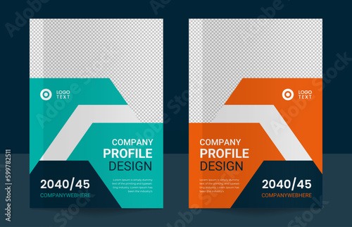 Corporate Brochure, Word Template Annual Report book cover