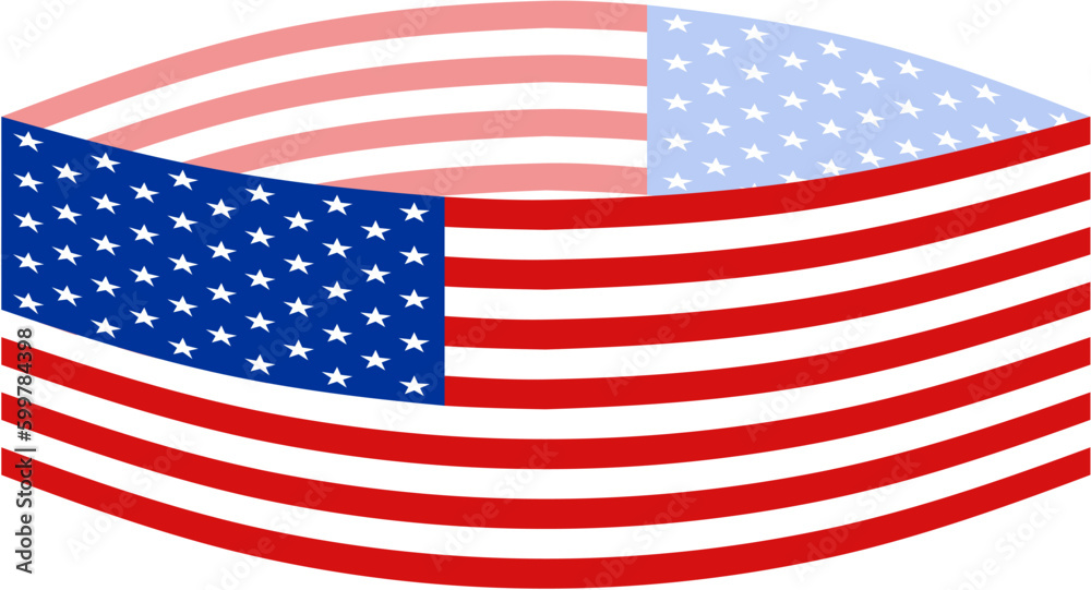 Fototapeta premium USA Flag04