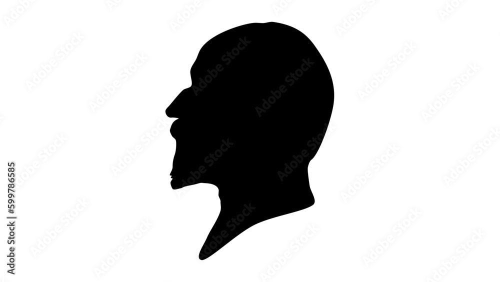 Edward VII silhouette Edward VII silhouette