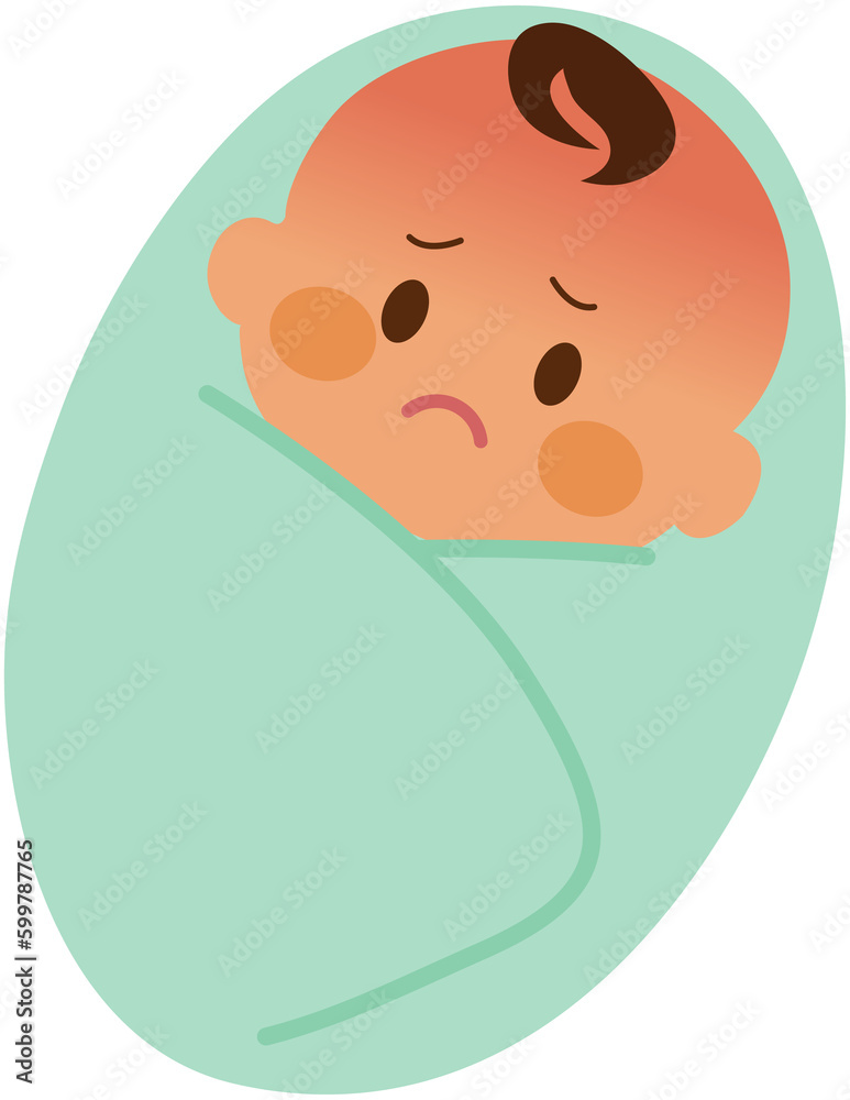 Sick Newborn Baby lcon Sick Newborn Baby lcon