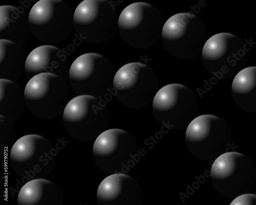 white circle shadow on abstract black background wallpaper