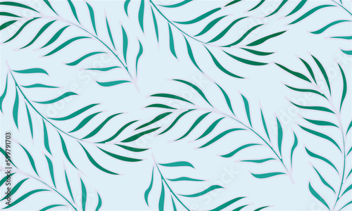 Summer palm pattern 