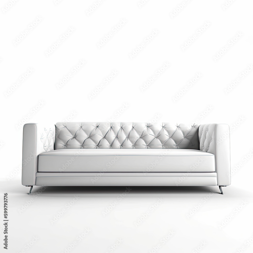 Fototapeta premium Modern Sofa, retro vantage armchairs cutouts single seat sofas