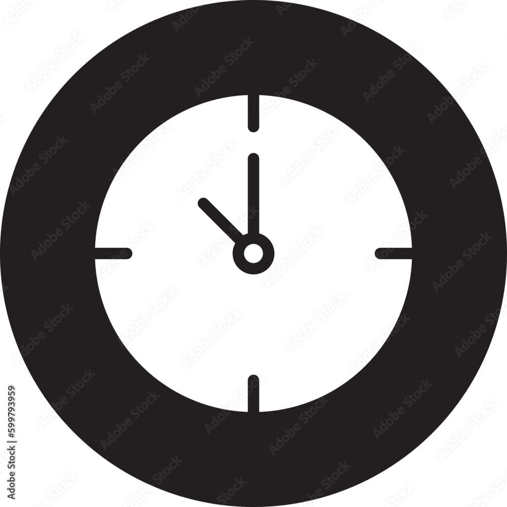 time management glyph icon time management glyph icon