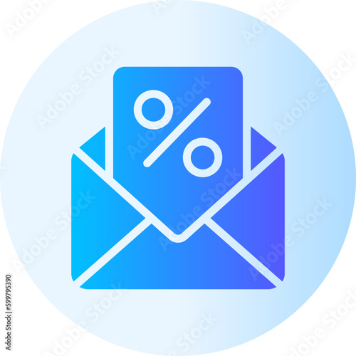 email gradient icon