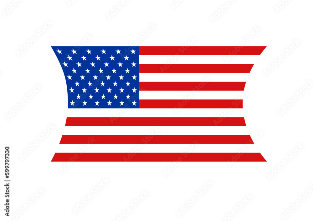 Fototapeta premium USA Flag09