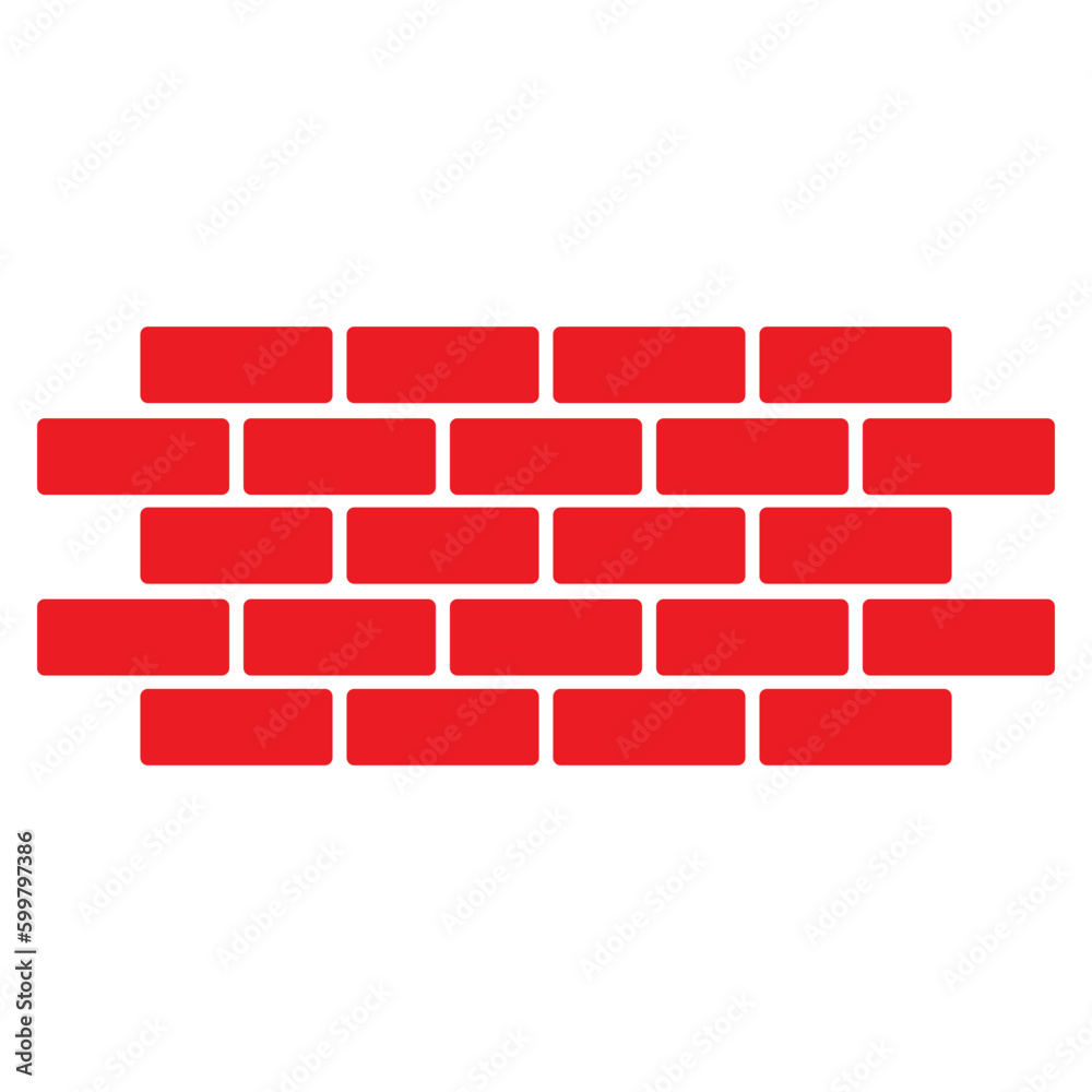 Obraz premium brick icon