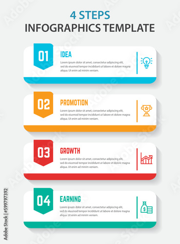 Vector Infographic design with icons and 5 options or steps. Infographics for business concept. Can be used for presentations banner, workflow layout, process diagram, flow chart, info graph