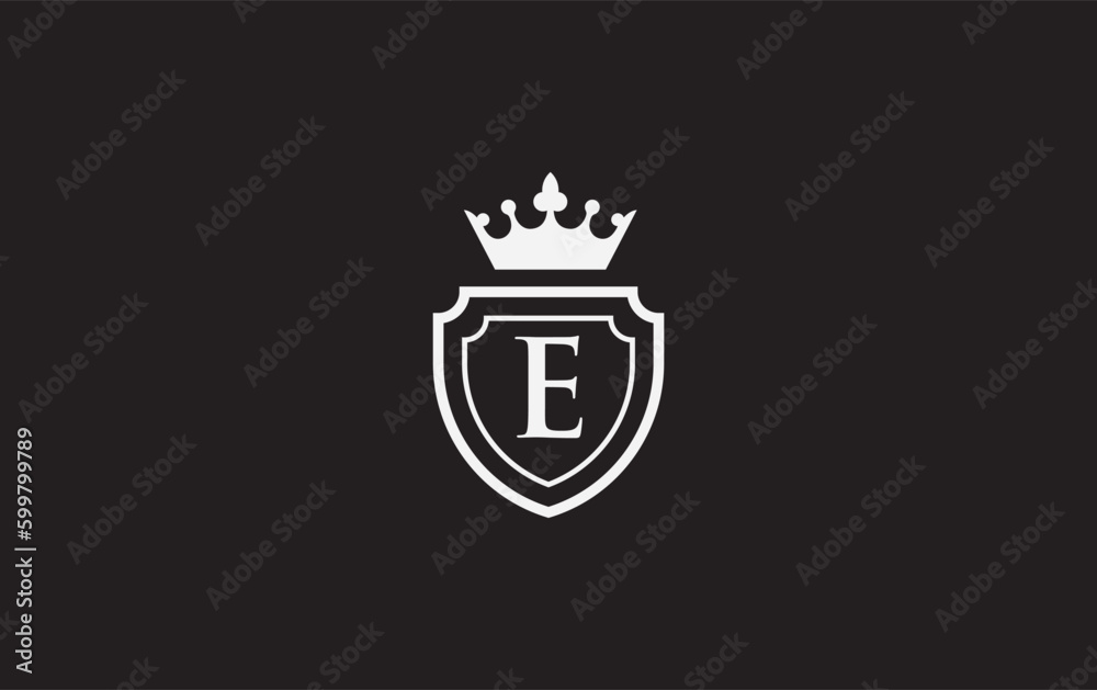 Crown and shield icons and royal, luxury symbol design vector. king and queen abstract geometric logo with letters and alphabets Crown and shield icons and royal, luxury symbol design vector. king and queen abstract geometric logo with letters and alphabets