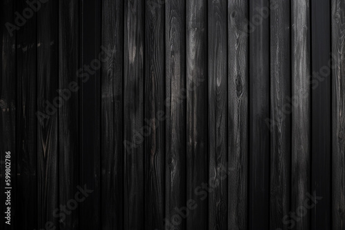 New black wood with vertical boards - wallpaper - texture