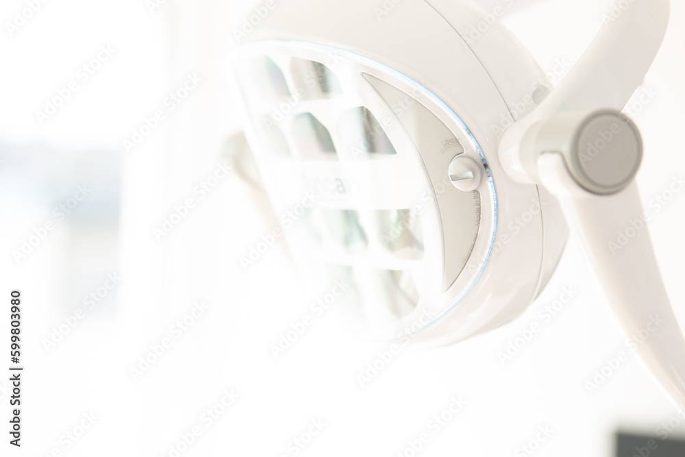 Zahnarztpraxis Licht,Lichtquelle über den Zahnarztstuhl
