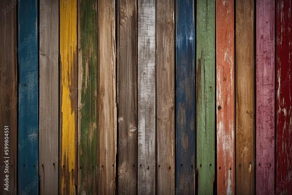 Old colorful wood with vertical boards - wallpaper - texture Old colorful wood with vertical boards - wallpaper - texture