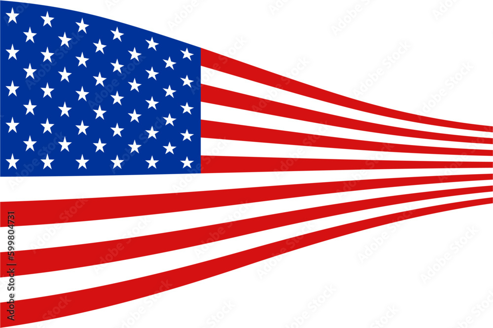 Fototapeta premium USA Flag30
