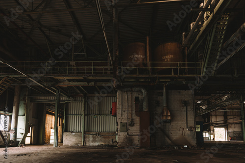 Old an rusty abandoned industrial factory, Lost Place