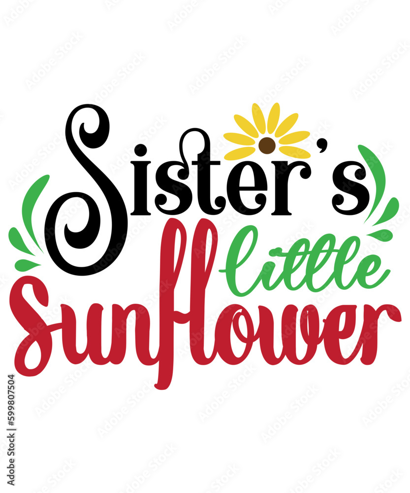 Flowers isolated typography design Flowers isolated typography design