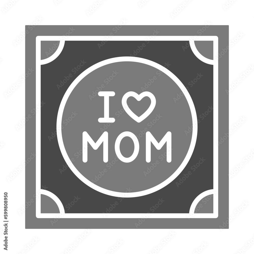 I Love Mom Icon I Love Mom Icon