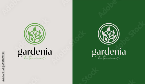 Green House Logo. Universal creative premium symbol. Vector sign icon logo template. Vector illustration