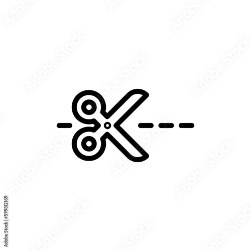 scissors sign symbol vector