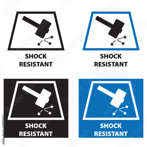 Shock Resistant vector information sign horizontally