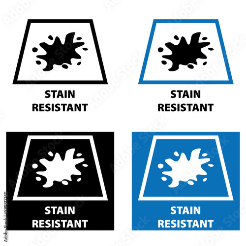 Stain Resistant umbrella vector information sign horizontally