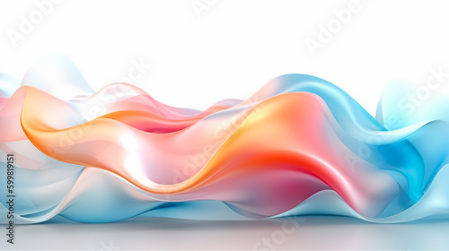 Abstract wavy colorful background