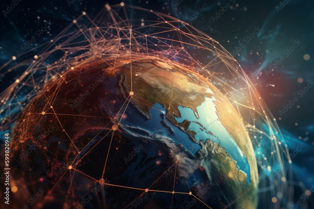 Global connection. Generate Ai Global connection. Generate Ai