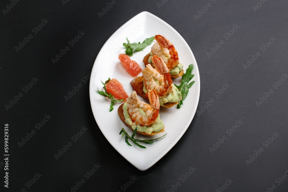 salad with shrimps salad with shrimps