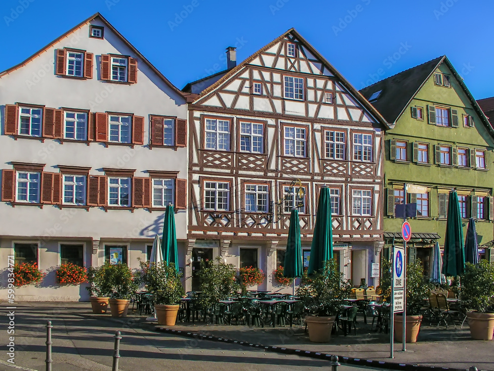 Fototapeta premium Square in Esslingen am Neckar, Germany