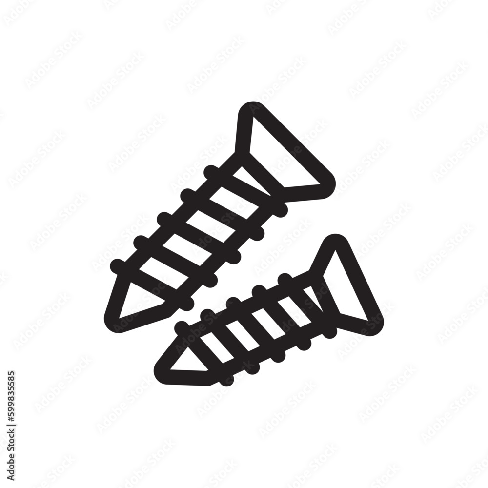Bolt construction icon with black outline style. fast, speed, isolated, abstract, black, danger, graphic. Vector Illustration Bolt construction icon with black outline style. fast, speed, isolated, abstract, black, danger, graphic. Vector Illustration
