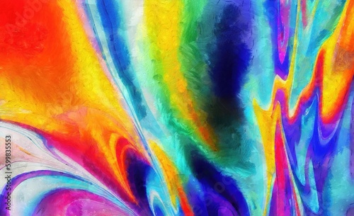 abstract background watercolours painting on canvas. multicolored