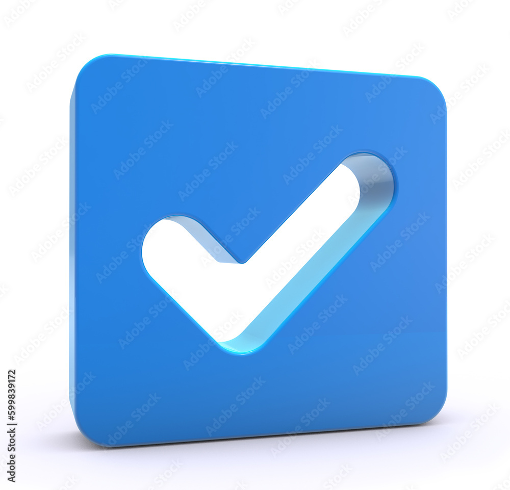 Check mark shape cutout 3d isolated on white background. Tick mark Door, portal, hole. Tick mark shape tunnel 3d. Check mark shape cutout 3d isolated on white background. Tick mark Door, portal, hole. Tick mark shape tunnel 3d.