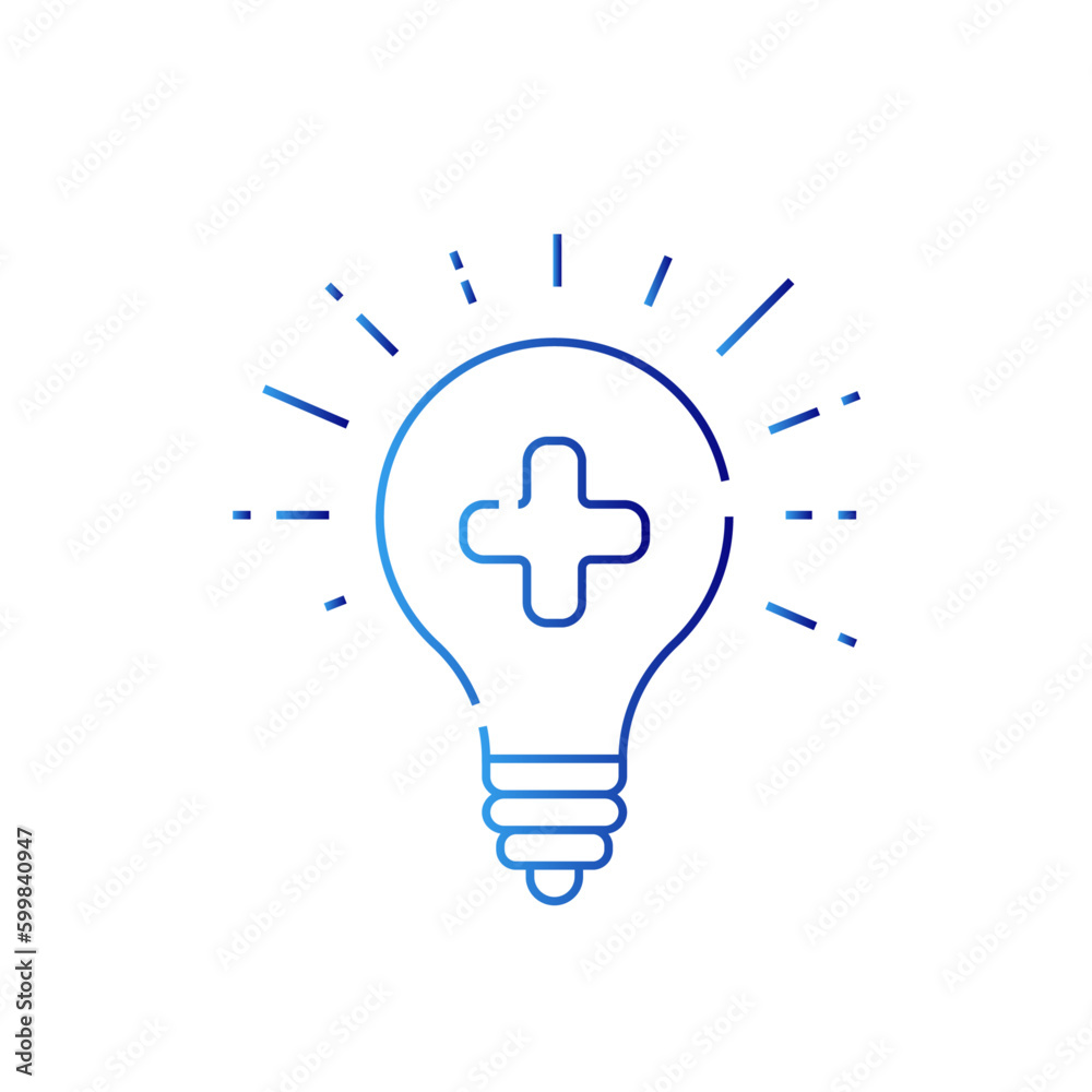 Healthcare digital healthcare icon with blue gradient outline style. lined, insurance, graphic, technology, linear, business, diagnosis. Vector Illustration Healthcare digital healthcare icon with blue gradient outline style. lined, insurance, graphic, technology, linear, business, diagnosis. Vector Illustration