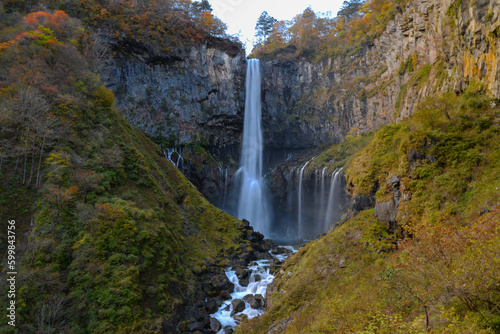 Beautiful waterfall, perfection of nature.
