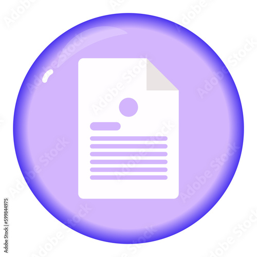 document paper flat gradient vector icon