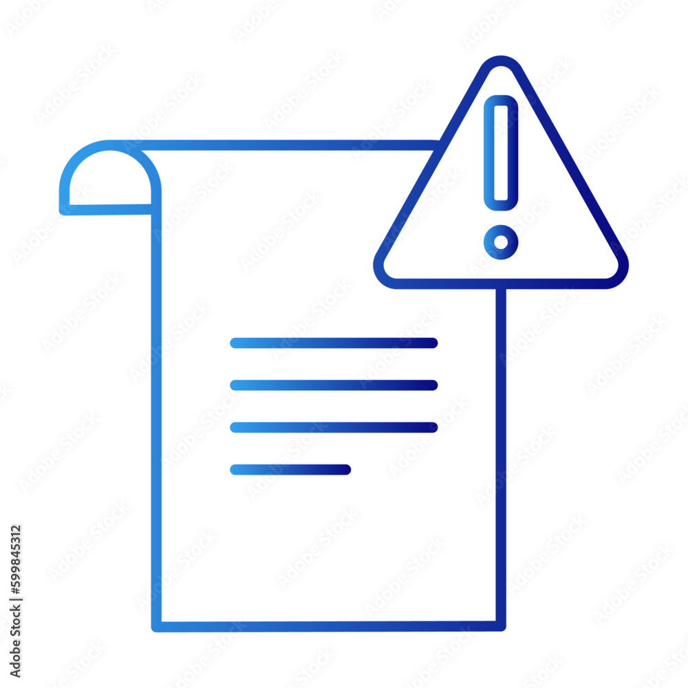 Assessment crisis management icon with blue gradient outline style. design, growth, consultant, validation, statement, banking, analytics. Vector Illustration Assessment crisis management icon with blue gradient outline style. design, growth, consultant, validation, statement, banking, analytics. Vector Illustration