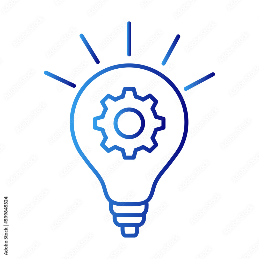 Motivation crisis management icon with blue gradient outline style. vision, management, employee, successful, inspiration, personal, innovation. Vector Illustration Motivation crisis management icon with blue gradient outline style. vision, management, employee, successful, inspiration, personal, innovation. Vector Illustration